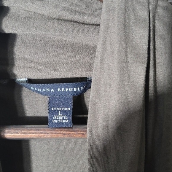 Banana Republic Swing Draper Open Front Knit Cardigan Womens Sz Large - Picture 4 of 10